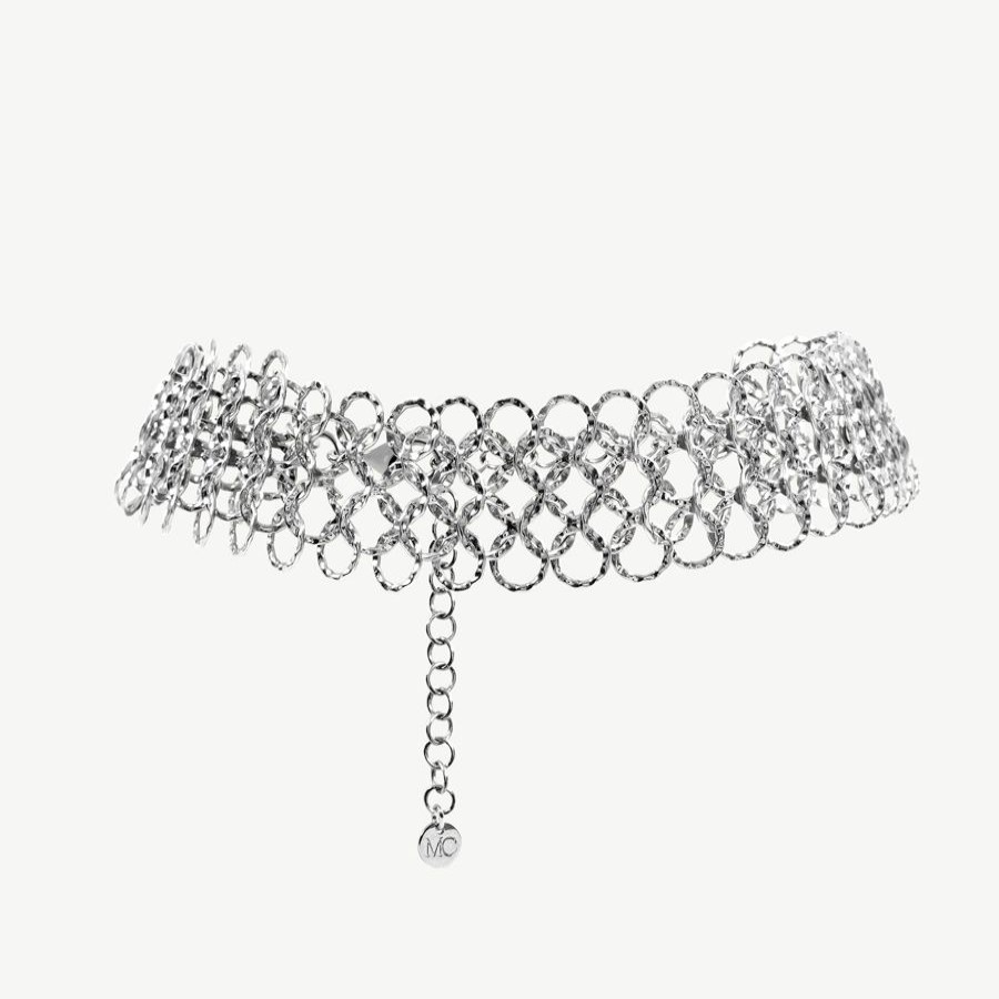 Joyas moncollierbcn | Geo Choker Plata