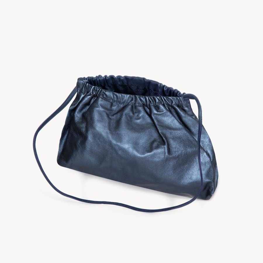 Joyas moncollierbcn | Bolso Greco Azul Metalizado