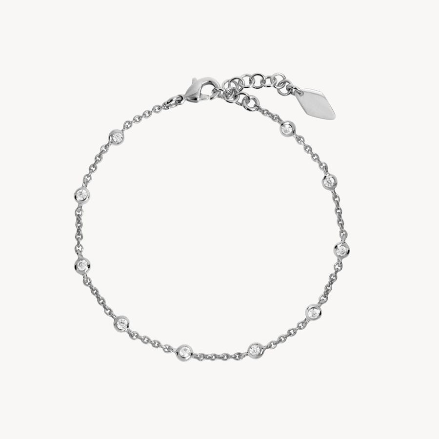 Joyas moncollierbcn | Lucy Pulsera Plata