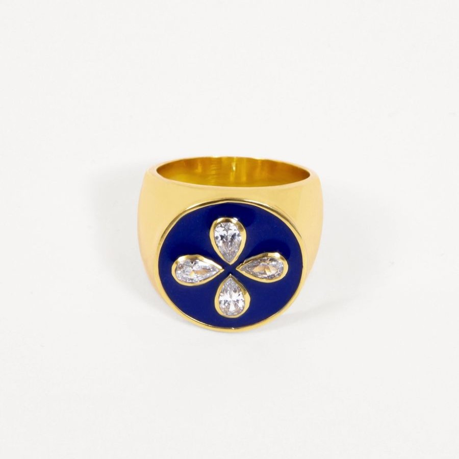 Joyas amrapali | Amalfi Anillo Azul