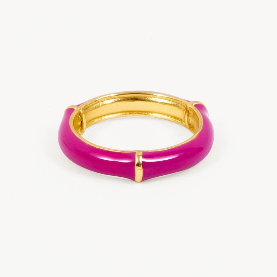 Joyas amrapali | Hoop Anillo - Rosa