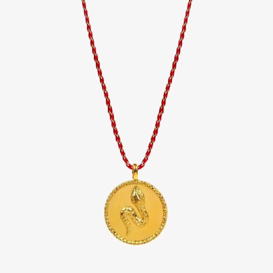 Joyas amrapali | Hula Snake Cuerda Roja