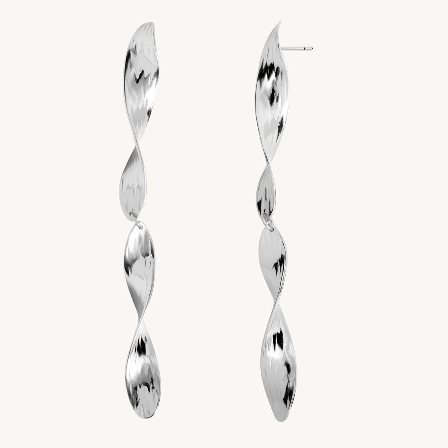 Joyas moncollierbcn | Spiral Pendiente Plata