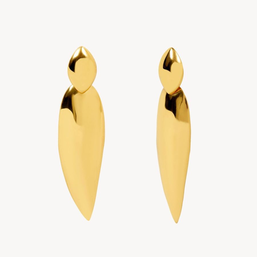 Joyas amrapali | Ares Pendientes Oro